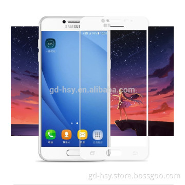 HUYSHE 2.5D full cover tempered glass screen protector for Samsung Galaxy C5